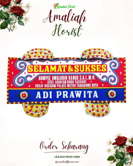 Papan Bunga Ucapan Selamat Cucukan